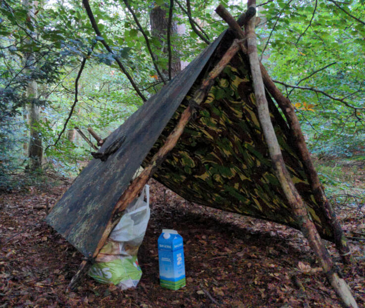 Quick rig with branches Quick rig with branches